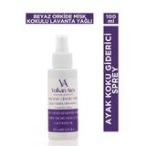 Volkan Ates Natural & Beauty Lavanta Yağlı & Beyaz Orkide - Misk Kokulu Ayak Koku Giderici Sprey 100 ml