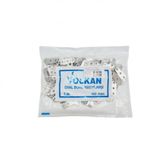 Volkan Lüks Oval Boru Askı Flanşı (Düz) | Nikel Renk | Dayanıklı Ve Estetik | 100 Adet