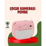 Volkan Ziraat Mühendislik Çocuklar Için Şipşak Yazıcı Kamera 24MP Hd Çift Lensli Termal Baskılı - VOLKAN5367-9124 - Çok Renkli