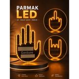 Volkan Ziraat Mühendislik Parmak LED Amber Renkli Işık - VOLKAN6438-6085 - Çok Renkli