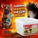 Volkan Ziraat Mühendislik Profesyonel Brofar 1000GR Pasta Yem | Köstebek, Körfare, Fare, Tarla Sıçanı, Köstük ve Kösnü Için köstebek zehiri köstebek yok edici yem köstebeği bitiren zehirli yem - 500 gr