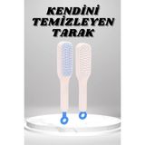 Volkan Ziraat Mühendislik Silikon Yumuşak Sıkı Dişli Sihirli Geri Çekilebilir Tarak Kendini Temizleyen Sa - VOLKAN5472-3 - Çok Renkli