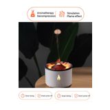 Volkanik Hava Nemlendirici Humidifier Duman Halkalı Aromaterapi Işıklı Zaman Ayarlı Ultrasonik