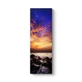 Volkanik Taşlar ve Deniz Tablosu 50 x 150