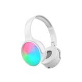 Volkano Aura-W Ledli Kulak Üstü Bluetooth Kulaklık, Beyaz