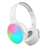 Volkano Auro Beyaz Işıklı Bluetooth Kulaklık-AURA-W