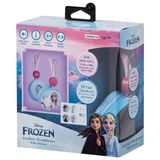Volkano Disney Frozen Karlar Ülkesi Kablolu Kulaklık Çocuk Kulaklığı Lisanslı Hediye Stıckerlı DY-10903-FR3 - Turkuaz