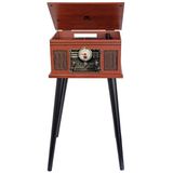 Volkano VK-3161 Ayaklı Retro Pikap Bluetooth USB Kayıt Özellikli Radyo CD Kaset Plakçalar