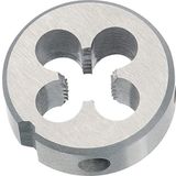 VÖLKEL Yuvarlak pafta DIN 223 (DIN EN 22568) HSS - M16 x 2.0 | Dış dişli | Kapalı model (Form B) | metrik ISO dişli | Pafta M16 dişli kesici