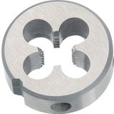 VÖLKEL Yuvarlak pafta DIN 223 (DIN EN 22568) HSS - M20 x 2.5 | Dış dişli | Kapalı model (Form B) | metrik ISO dişli | Pafta M20 dişli kesici