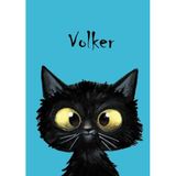 Volker: Volker - Katzen - Malbuch / Notizbuch / Tagebuch: A5 - blanko (German Edition)