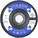 Volker Zirkonyum Flap Disk Zımpara - 115mm 80 Kum