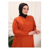 volkitolki Dokuma viskon yumuşak kumaş Tunik
