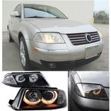 Volksvagen Passat B5.5 2002-2003-2004 Mercekli Siyah Ön Far