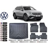 Volkswagen Allspace 2016 Model 5 Koltuk Bagaj Havuzu Araca Özel Siyah Extra Havuzlu Paspas Takımı