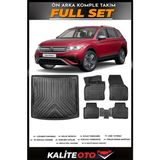 Volkswagen Allspace 5 Koltuk Bagaj Havuzu+4.5d Havuzlu Paspas Seti 2023 Model - Siyah