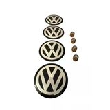 Volkswagen Alüminyum Malzeme 4 Adet Jant Göbek Ve 4 Adet Metal Sibop Kapak Takımı