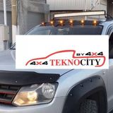 Volkswagen Amarok Moonvısor (Tavan Kebı) 2009 + Abs Plastık Beyaz Ledlı