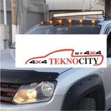 Volkswagen Amarok Moonvısor (Tavan Kebı) 2009 + Sarı Ledlı (Jdm) Abs Plastık