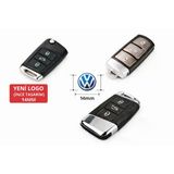 Volkswagen Anahtar Logo Sticker 14 Mm Damla – Yeni Logo (İnce Tasarım) Mavi