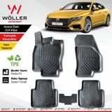 Volkswagen Arteon Paspas 2017 Sonrası 3D Havuzlu Wöller Paspas - Siyah