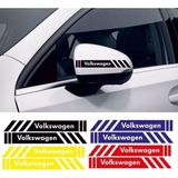 Volkswagen Ayna Sticker Etiket Şerit 15cm Siyah