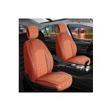 Volkswagen Bora Uyumlu Lüks Deri Oto Koltuk Kılıfı Ön/arka 5li Set Original Tarçın