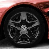 Volkswagen Caddy 14 Inç Jant Kapağı Amblemli Piano Black 4'lü Set 201