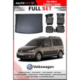 Volkswagen Caddy 2017 Model 4d Bagaj ve Pro Serisi Havuzlu Paspas Takımı - Siyah