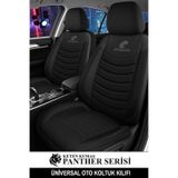 Volkswagen Caddy Kombi 1.6 Tdi 102 Comfortline 2011 Panther Serisi Uyumlu Keten Oto Koltuk Kılıfı Siyah