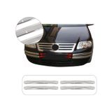 Volkswagen Caddy Uyumlu 2003-2010 Krom Ön Tampon Kaşı 4 Parça Paslanmaz Çelik