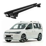Volkswagen Caddy Van (2015 Ve Sonrası) Uyumlu Siyah Ara Atkı Port Bagaj Tavan Barı