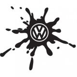 Volkswagen Damla Görünümlü Sticker Damlası Yapıştırma 2 Adet