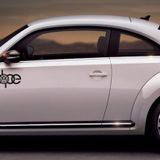 Volkswagen Dope Araba Sticker Yapıştırma 2 Adet 15CM