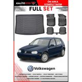 Volkswagen Golf 4 1997 Model 4d Bagaj ve Pro Serisi Havuzlu Paspas Takımı - Siyah