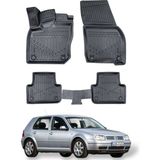 Volkswagen Golf 4 1997+2005 Uyumlu Araca Özel Lüx 4d Paspas - Çok Renkli
