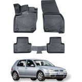 Volkswagen Golf 4 1997+2005 Uyumlu Araca Özel Lüx 4d Paspas - Siyah