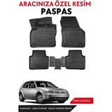 Volkswagen Golf 4 2002 Model Araca Özel Havuzlu Paspas Takım - Siyah