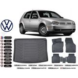 Volkswagen Golf 4 2002 Model Bagaj Havuzu Araca Özel Siyah Extra Havuzlu Paspas Takımı