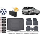 Volkswagen Golf 4 2003 Model Bagaj Havuzu+4d Araca Özel Havuzlu Paspas Takımıı Rice - Siyah