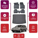 Volkswagen Golf 4 2004 Model Bagaj Havuzu+4d Araca Özel Havuzlu Paspas Takımıı Maxii - Siyah
