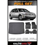 Volkswagen Golf 4 Bagaj Havuzu+4.5d Havuzlu Paspas Seti 2004 Model - Siyah
