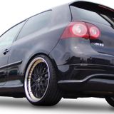 Volkswagen Golf 5 (2003-2009) Uyumlu R32 Arka Tampon Eki - Difüzör (plastik)