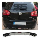 Volkswagen Golf 5 Difüzör Arka Tampon Eki 4 Egzoz Çıkışlı Gri