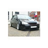 Volkswagen Golf 5 Uyumlu Ön Tampon Eki Cupra Lip Mat Siyah Body Kit