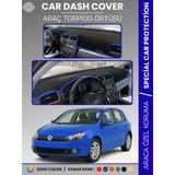 Volkswagen Golf 6 (2008-2012) Torpido Örtüsü Ön Göğüs Koruma Tam Uyum Uv Koruma