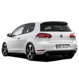 Volkswagen Golf 6 2009 - 2012 GTI Arka Tampon Eki - Difüzör (Plastik)