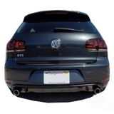 Volkswagen Golf 6 İcin (2009-2012) Gti Arka Tampon Eki - Difuzor (Plastik)