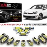 Volkswagen Golf 6 Led İç Aydınlatma Ampul Seti Femex Parlak Beyaz