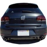 Volkswagen Golf 6 Uyumlu 2009-2012)Gtı Arka Tampon Eki - Difüzör (plastik)